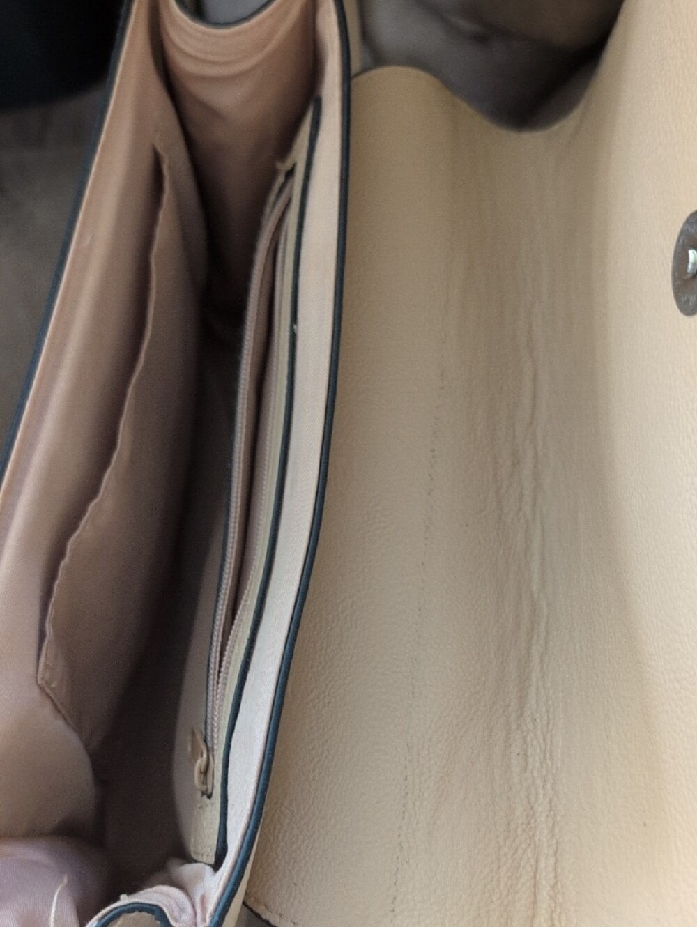 Pimkie Women's Leather Crossbody Bag in Light Blush - Picture 4 of 5